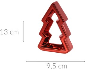 Choinka dekoracyjna, błyszcząca, 13 cm
