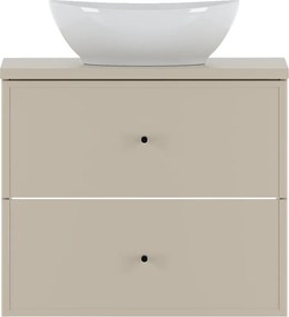 Kaszmirowy Zestaw do Łazienki 60cm Szafka z Blatem Umywalka Marco