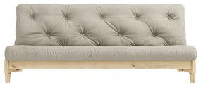 Sofa rozkładana z lnianym pokryciem Karup Design Fresh Natural/Linen