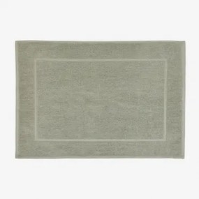 Dywanik Łazienkowy Prostokątny 50x80 Cm Z Bawełny Danel Zielony Lauerl - Sklum