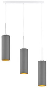 Lampa wisząca glamour na białym stelażu 5 kolorów P1-D20