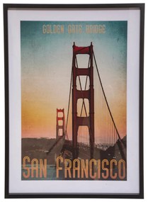 Plakat w ramie do salonu BRIDGE, 52 x 72 cm