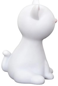 Dziecięca lampka nocna LED CATTY 19cm, biała
