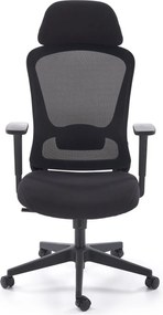 Regulowany fotel biurowy Sonar Halmar, zgodny z normą BHP