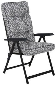 Fotel ogrodowy rozkładany Lena Black Edition H039-06PB PATIO