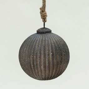 Bombka szklana Rustic Black 10 cm