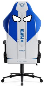 Materiałowy fotel gamingowy Diablo X-Player 2.0 Normal Size, Frost White