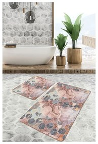 Aksamitne dywaniki łazienkowe zestaw 2 szt. 60x100 cm – Mila Home