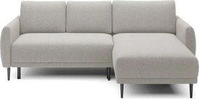 Narożnik BONO z funkcją spania Drewniane nóżki Eleganckie podłokietniki Głębokie siedzisko Prawa strona Barrel 03