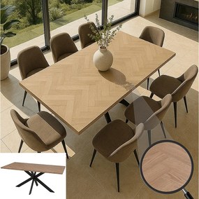 Stół do jadalni MCW-O55, jasny dąb