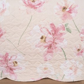 4Home Narzuta na łóżko Pink romance, 220 x 240 cm+ 2x 40 x 40 cm