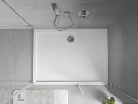 Mexen Flow brodzik prostokątny slim 100 x 80 cm, biały połysk - 46R108010