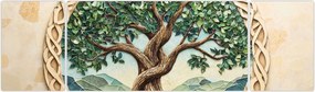 Obraz – Splecione drzewo życia (170x50 cm)