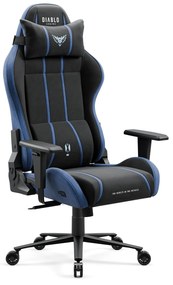 Fotel gamingowy materiałowy Diablo X-One 2.0 Normal Size, Night Blue