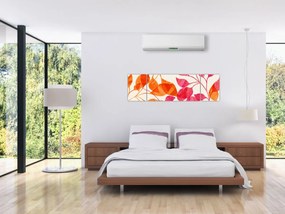 Obraz - Liście pomarańczy (170x50 cm)