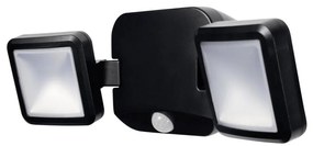 Osram - Zewnętrzny naścienny reflektor LED z czujnikiem BATTERY 2xLED/5W/4xD IP54