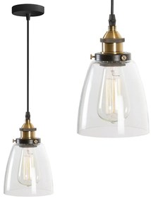 Lampa sufitowa wisząca szklana Verto D APP048-1CP