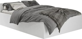 Białe łóżko z podnoszonym stelażem 180x200 C3-W64