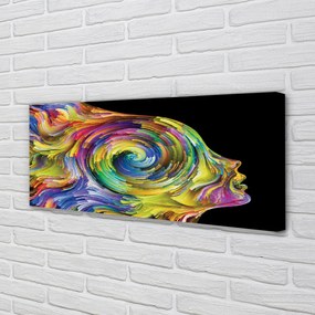 Obraz na płótnie Kolorowy Obraz Kobiety