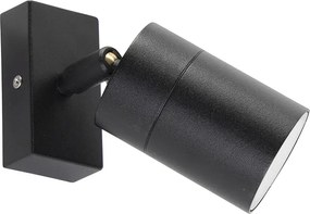 Inteligentny kinkiet zewnętrzny czarny IP44 z WiFi GU10 - Solo