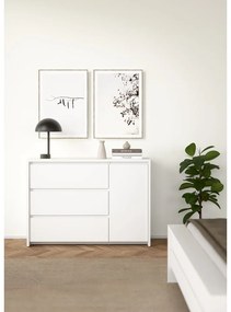Biała komoda 119x84x48 cm Next – Tvilum