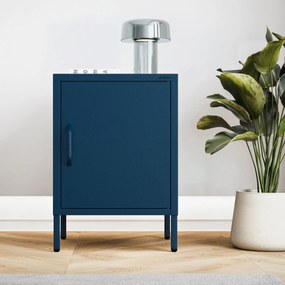Szafka nocna metalowa granatowa Modern MIA, 424 x 595 x 400 mm