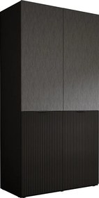 Szafa: Grafitowa czerń, 100 x 200 x 51 cm