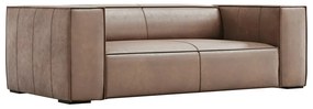 Jasnobrązowa skórzana sofa 212 cm Madame – Windsor &amp; Co Sofas