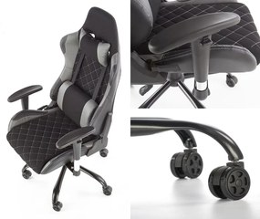 Gamingowy fotel z regulowanymi podłokietnikami Drake