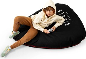 Pufa gamingowa dla młodzieży Diablo czarna