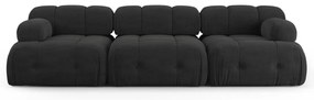 Czarna sofa 288 cm Ferento – Cosmopolitan Design