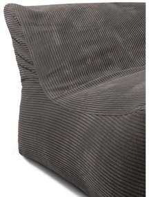 Czarny sztruksowy worek do siedzenia Sofa Lounge – SLOWDOWN