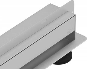 Mexen Flat Wall odpływ liniowy ścienny 2w1 110 cm, inox - 1030110