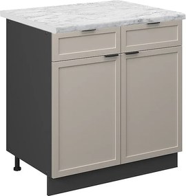 Szafka dolna do kuchni greybeige 80x60x82 fame-line