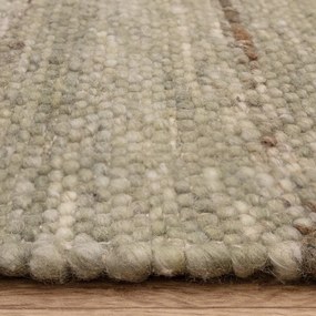 Dywan z mieszanki wełny dwustronny/tkany ręcznie w kolorze khaki 120x170 cm Birkdale Pistachio – Asiatic Carpets