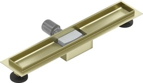 Mexen Flat korpus do odpływu liniowego 60 cm, złoty szczotkowany - 1A15060