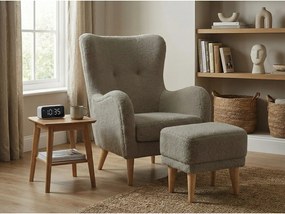 Fotel Roland z podnóżkiem-ergonomiczny, komfortowy i ponadczasowy design