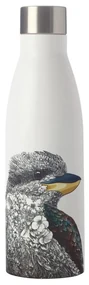 Biała nierdzewna butelka termiczna Maxwell &amp; Williams Marini Ferlazzo Kookaburra, 500 ml
