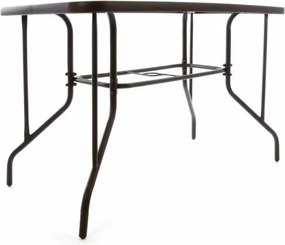 5-częściowy zestaw mebli ogrodowych,4 krzesła polirattan - stół szklany