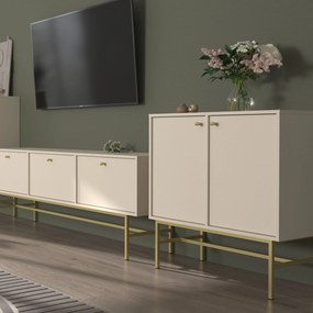 Komoda TORINO 84 cm do Salonu Sypialni Odcienie beżu