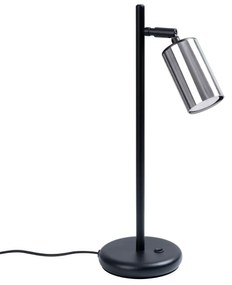 Lampa biurkowa WINX czarna/chrom SOLLUX  LIGHTING