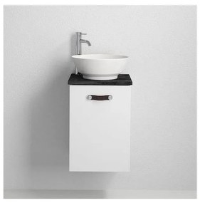 Szafka łazienkowa z umywalką TAARNHOLM biała