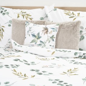 4Home Pościel bawełniana Eukalyptus, 135 x 200 cm, 80 x 80 cm