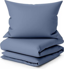 PrzytulneMieszkanie.pl PrzytulneMieszkanie.pl Pościel bawełniana LUX niebieska hotelowa kieszeń Rozmiar pościeli: 70 x 90 cm | 140 x 200 cm