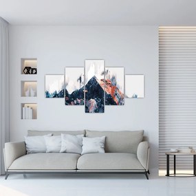 Obraz - Abstrakcyjna góra (125x70 cm)