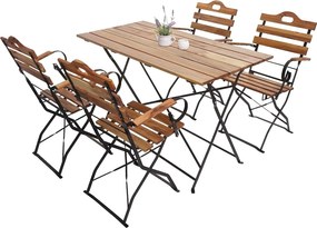 Zestaw do ogródka piwnego MCW-J40,  kolor naturalny