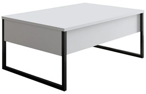 Stolik konferencyjny Luxe White and Black