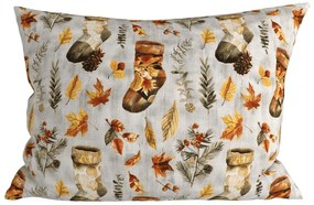 Zestaw 2 szt. dekoracyjnych poszewek na poduszkę AUTUMN SOCKS 50x70 cm, kolorowa