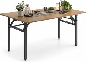 Prostokątny stół konferencyjny składany buk E7-T00