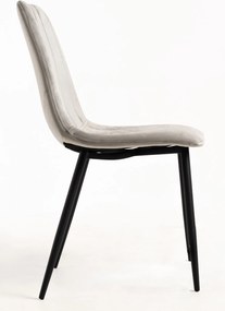 Zestaw 4 Krzese Liny Aksamitne